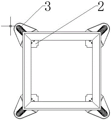 Open type straw compressing box with two density adjusting mechanisms