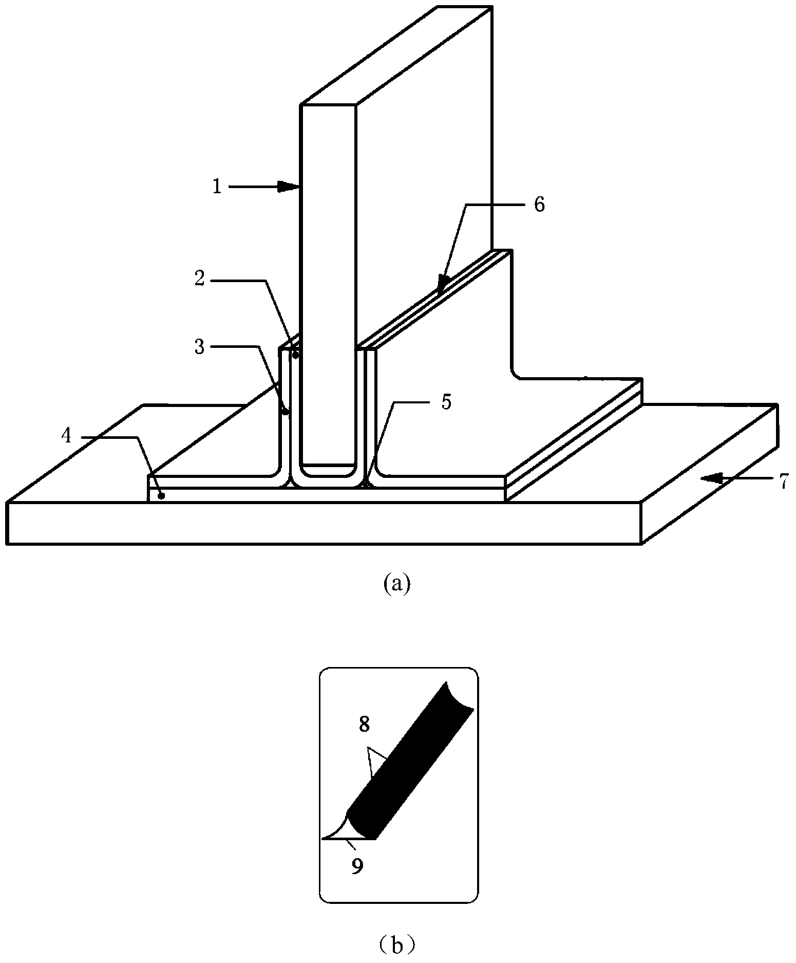 Composite material Pi-shaped gluing connection structure tensile strength prediction method based on average invalidation index