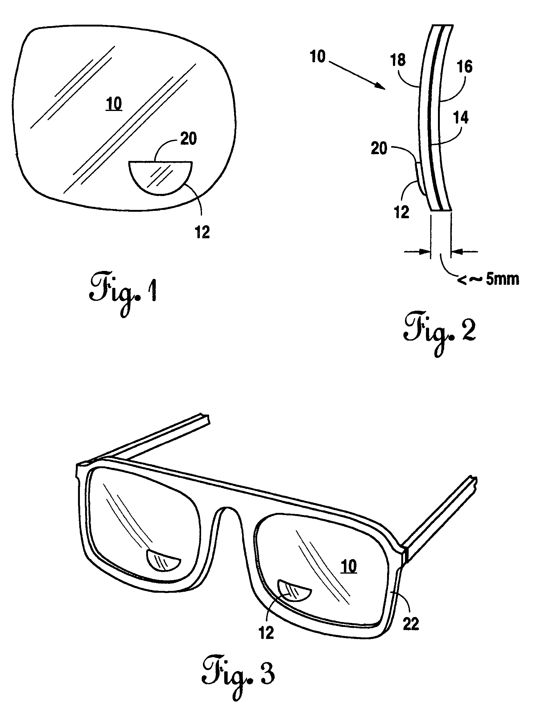 Multifocal polarized sunglasses and lenses