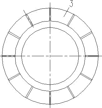 Automatic grease discharging structure of motor rolling bearing