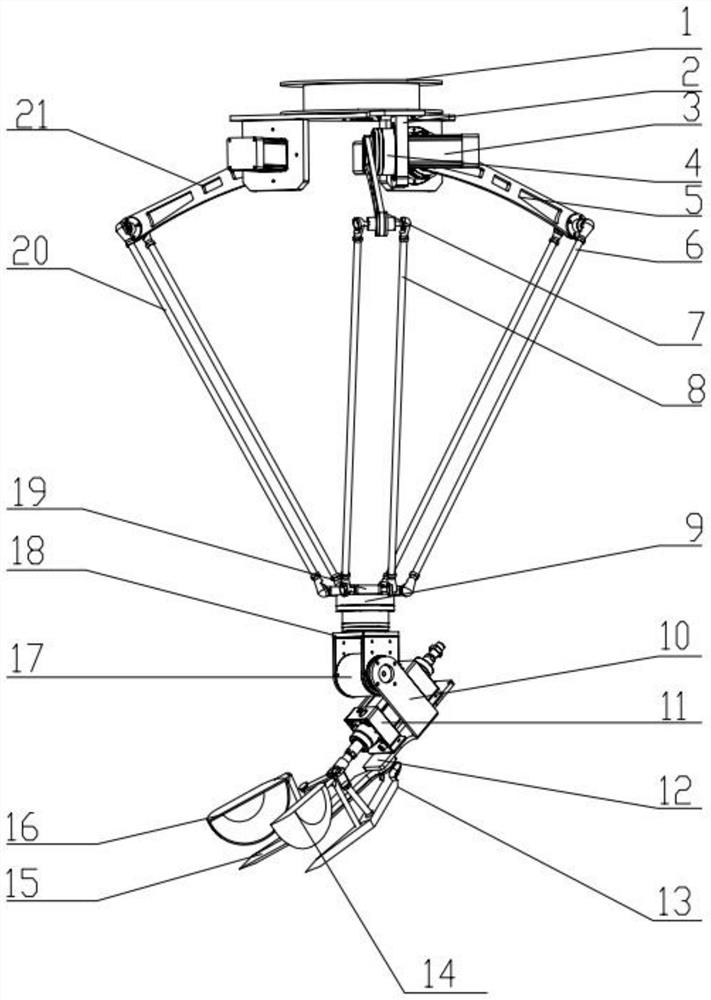 Shearing type intelligent weeding robot based on weed prescription map