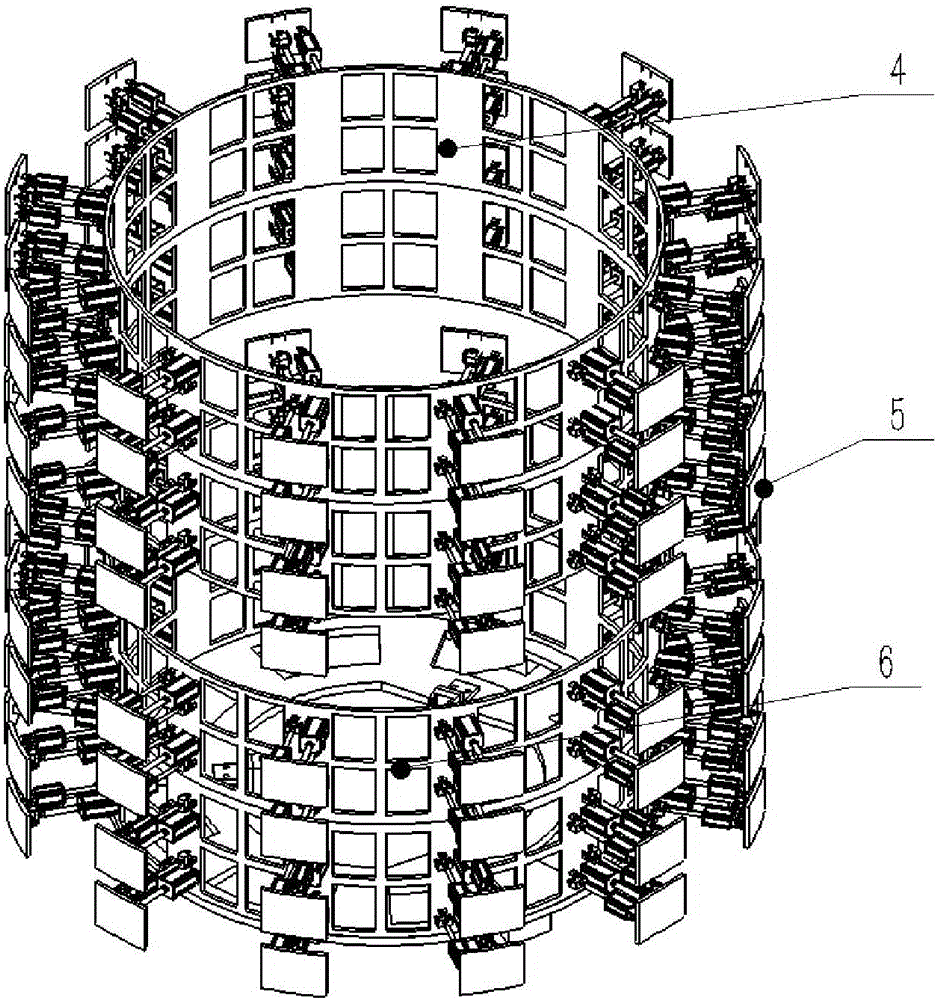 Flexible Fixtures for Vertical Assembly of Large Thin-walled Cylindrical Members