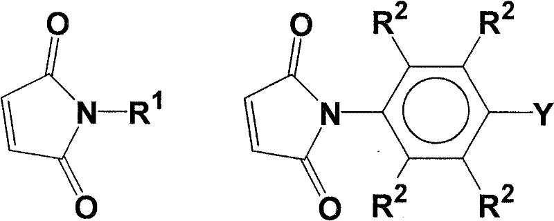 Non-aqueous electrolyte containing maleimide admixture and alkali metal secondary battery containing the non-aqueous electrolyte