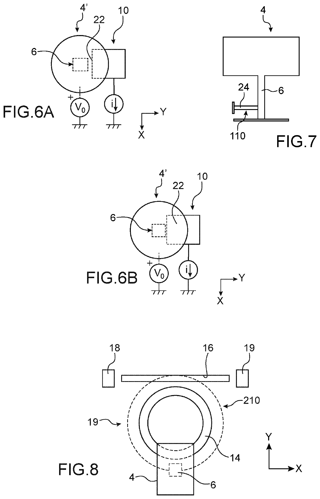 Effective accelerometer having a reduced size