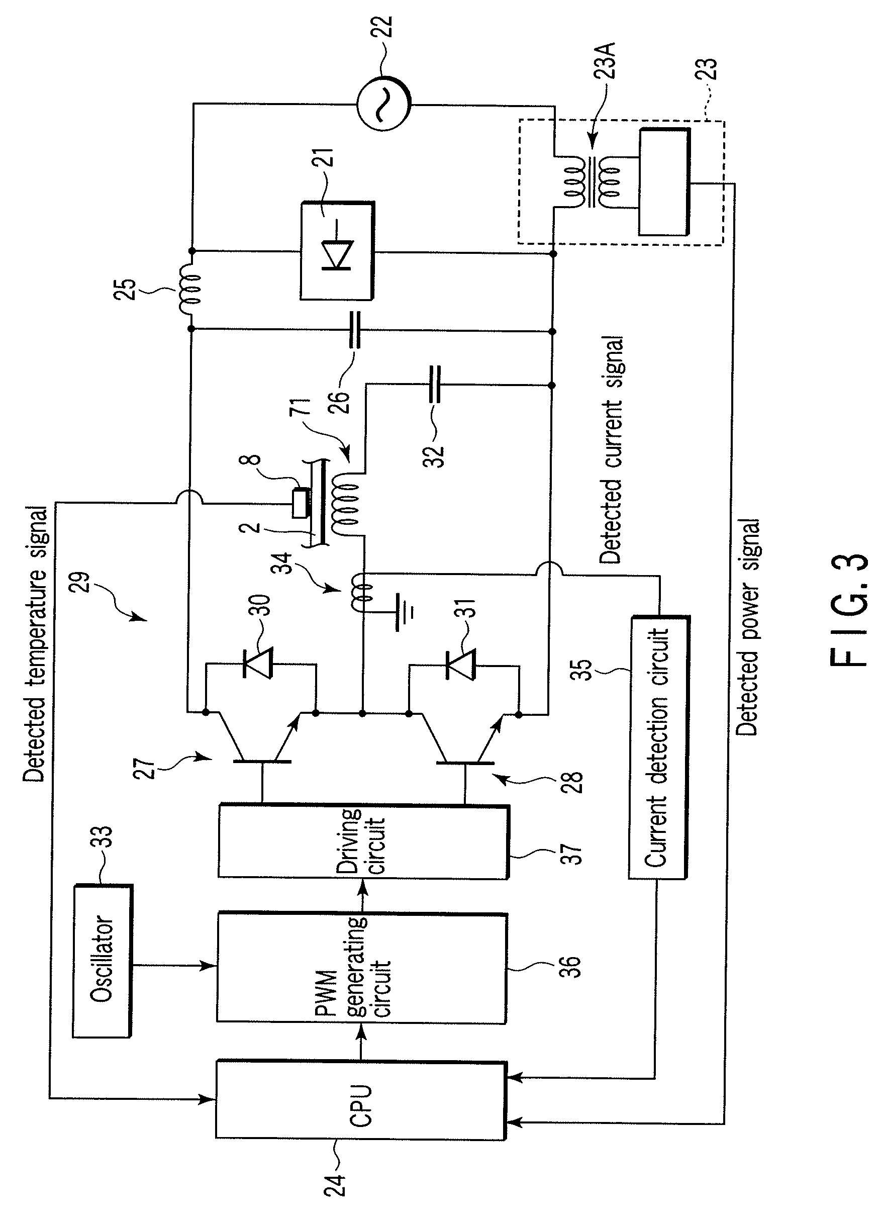 Heating apparatus and induction heating control method