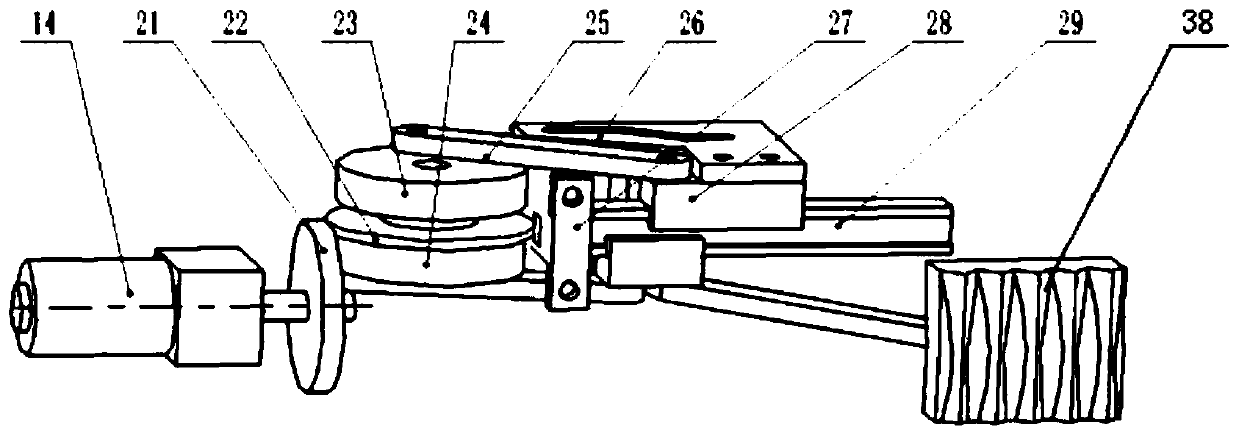 Bionic micro pore diameter drilling and counterboring type underground tunneling device supporting and propulsion mechanism