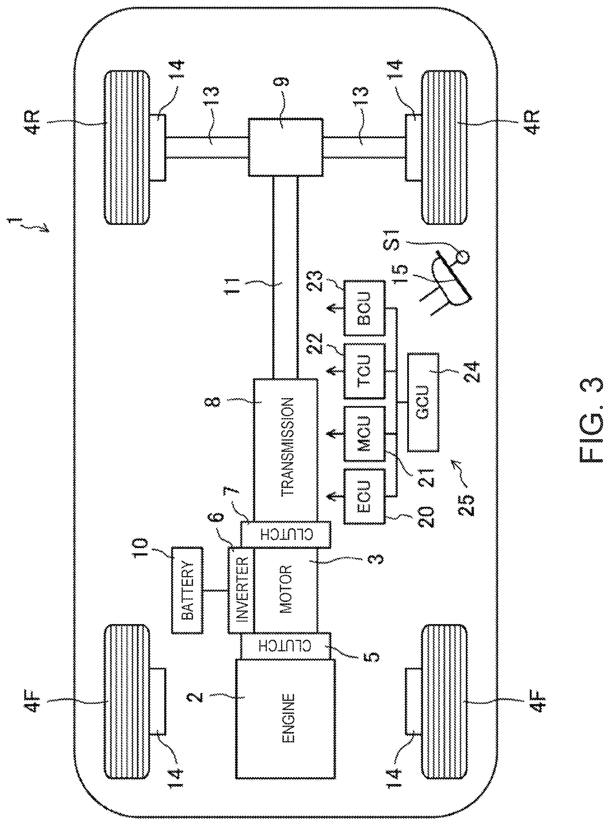 Drive control system for vehicle