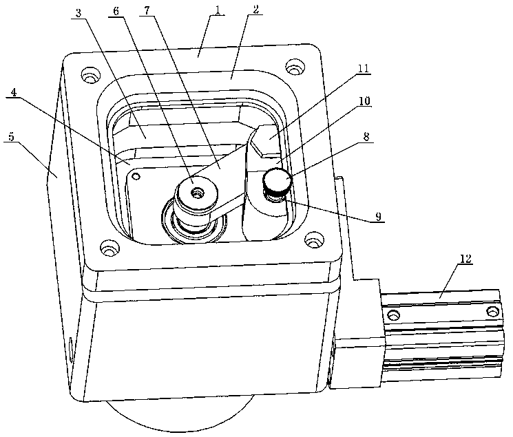 Single-roller square cup knurling mechanism