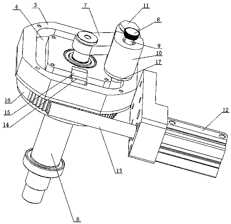 Single-roller square cup knurling mechanism