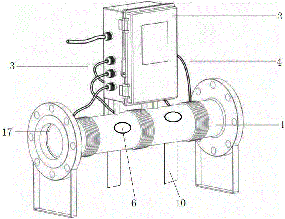 Water treating device