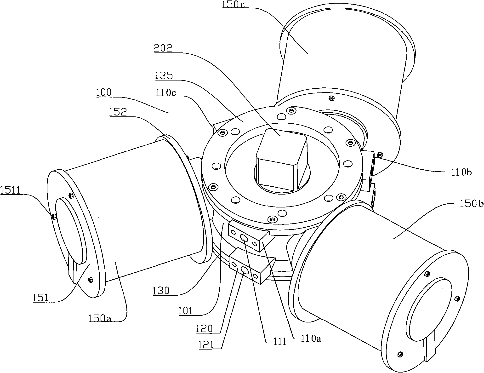 Driving component and using method thereof