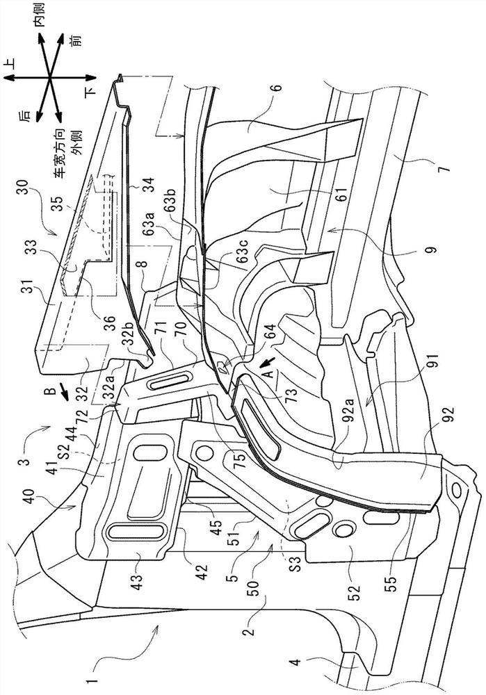 Front body structure