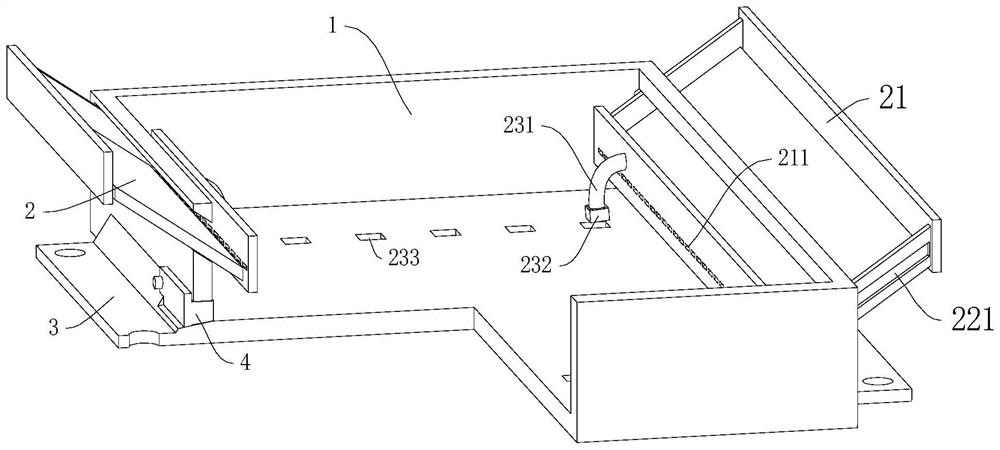 An automobile anti-collision beam processing device