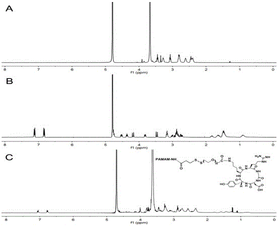 an integrin a  <sub>v</sub> beta  <sub>3</sub> Targeted drug carrier and preparation method thereof