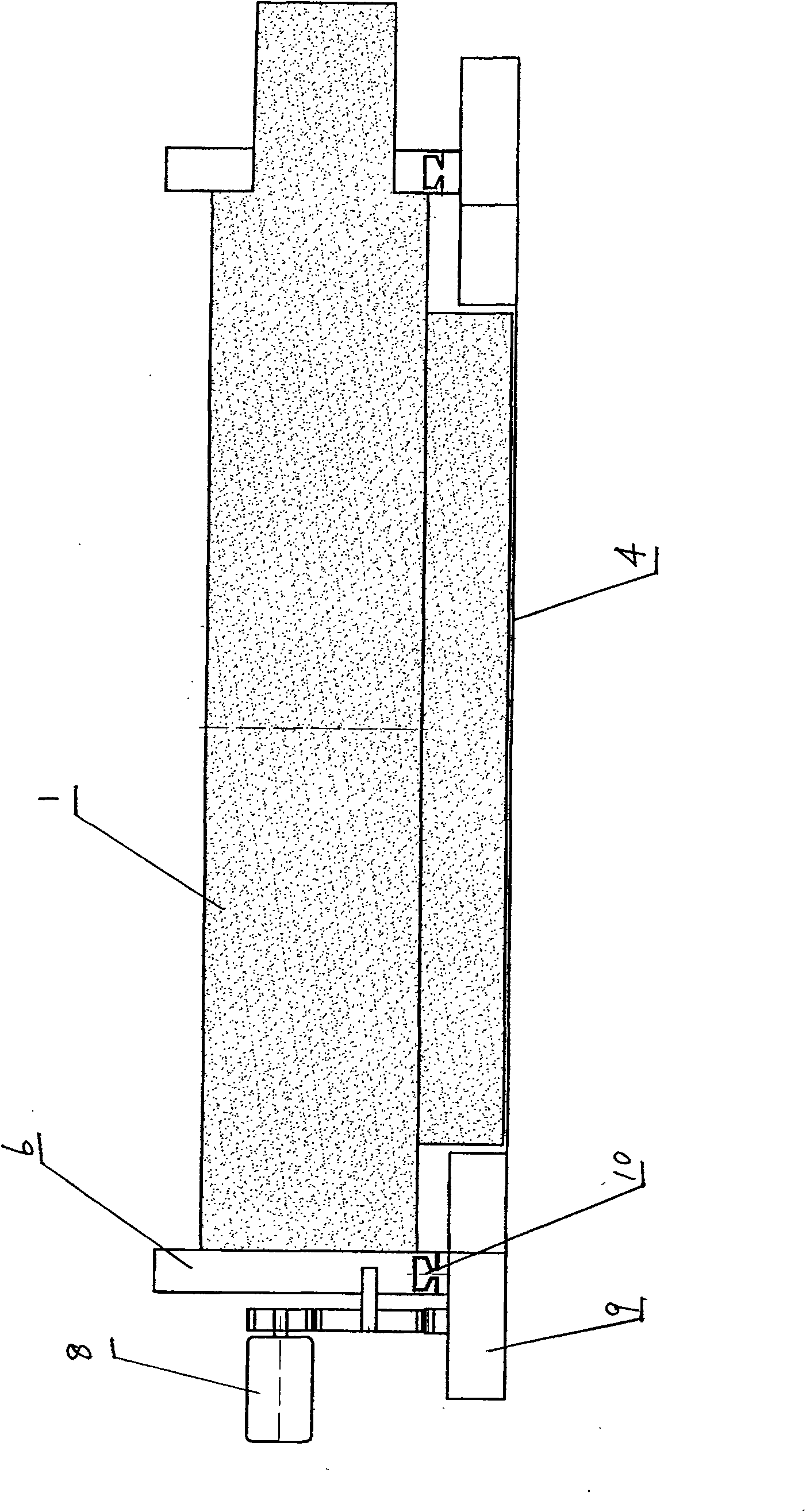 Fabric dyeing and printing device