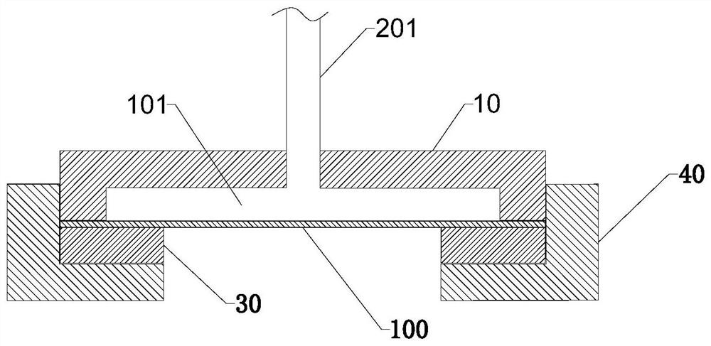 Online sealing detection device and method