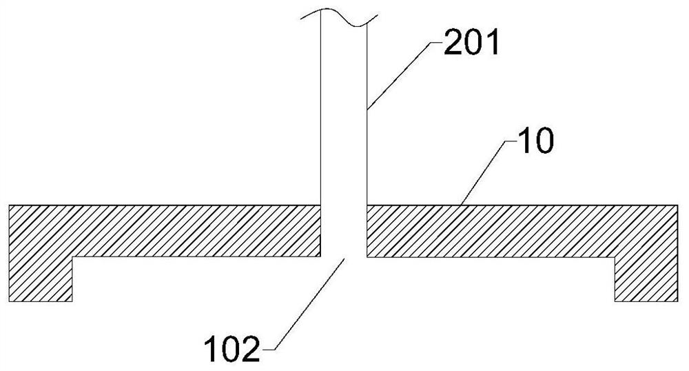 Online sealing detection device and method