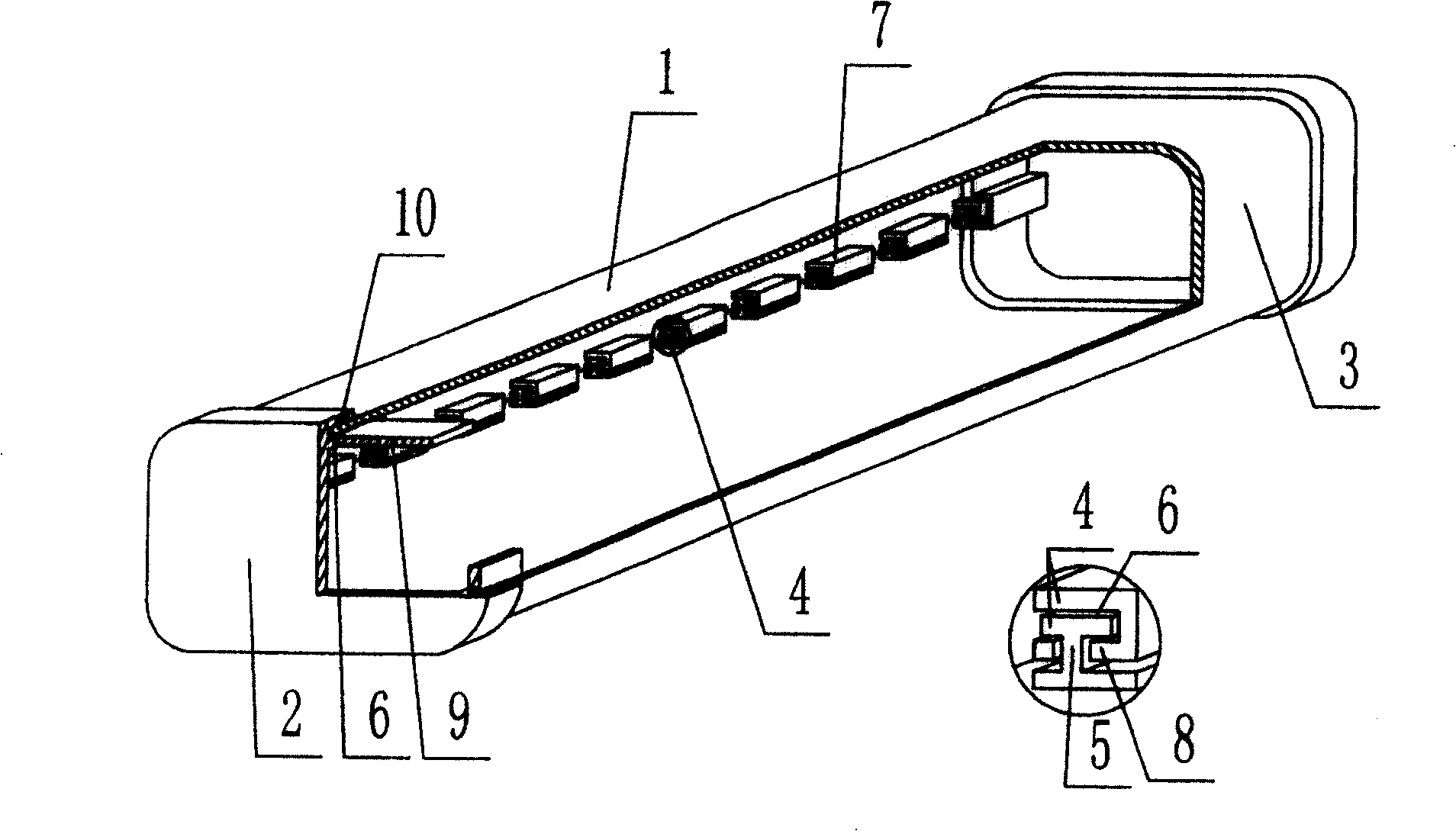 Plastic pipe with thin wall