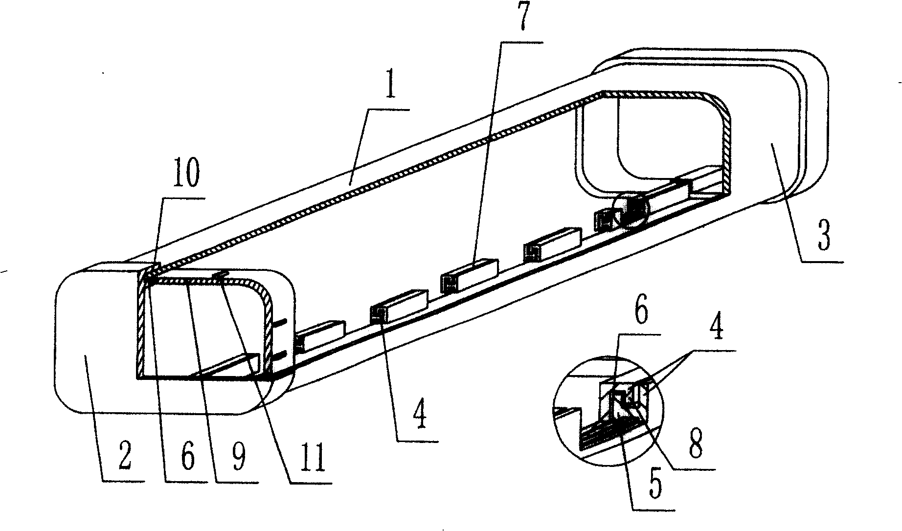 Plastic pipe with thin wall