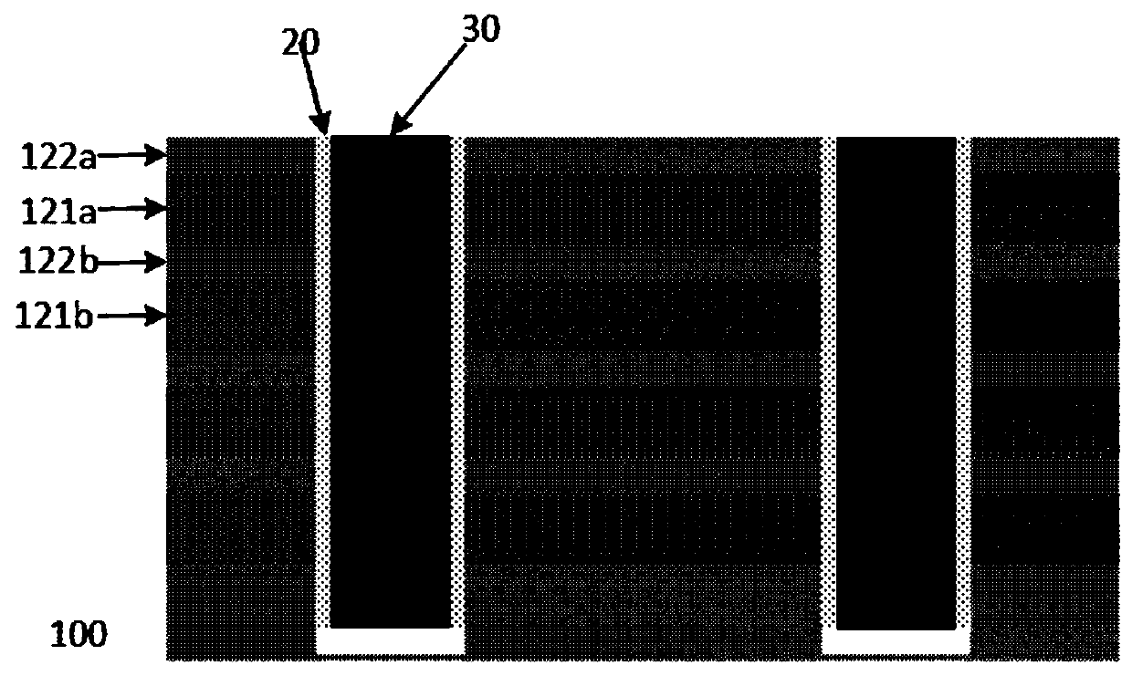 Three-dimensional flash memory based on vertical channels of two-dimensional semiconductor materials and preparation thereof