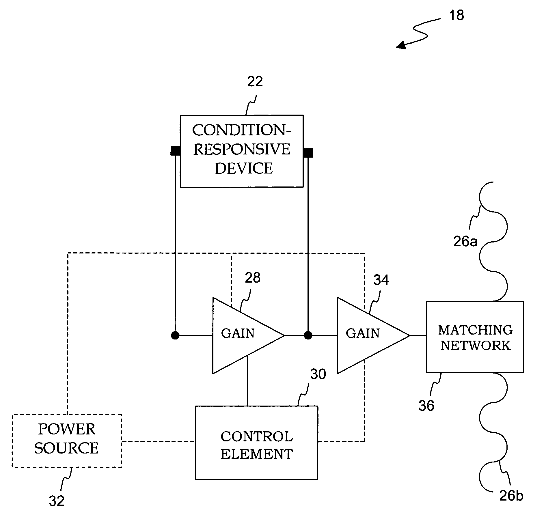 Acoustic wave device with digital data transmission functionality