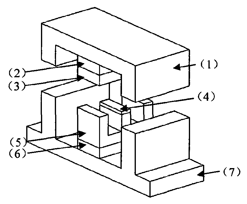Separate magnetic circuit permanent magnetic mechanism contactor and control unit thereof