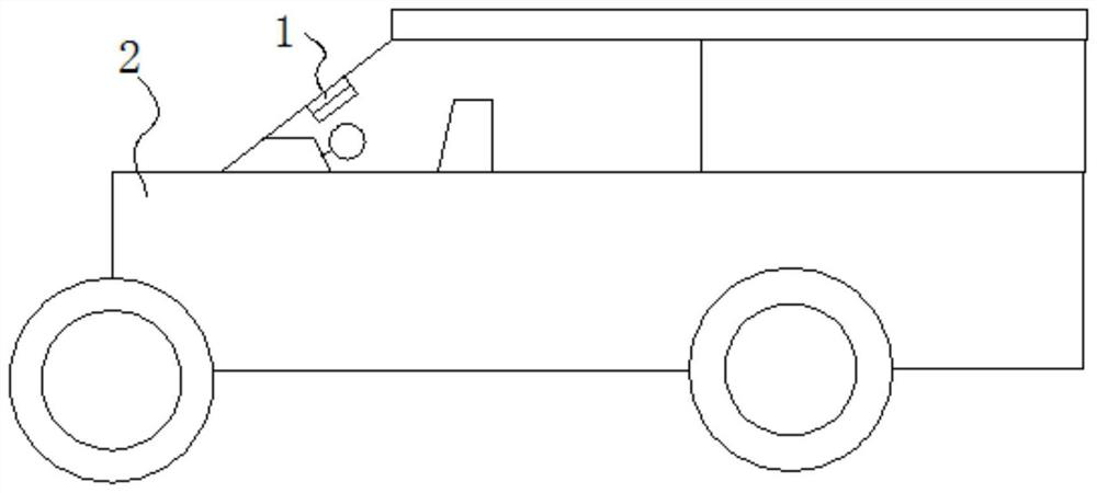 A foldable vehicle display device, automobile