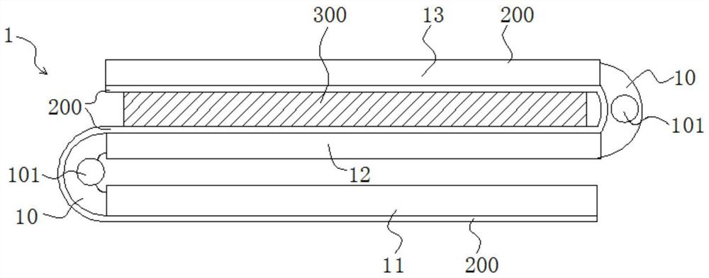 A foldable vehicle display device, automobile