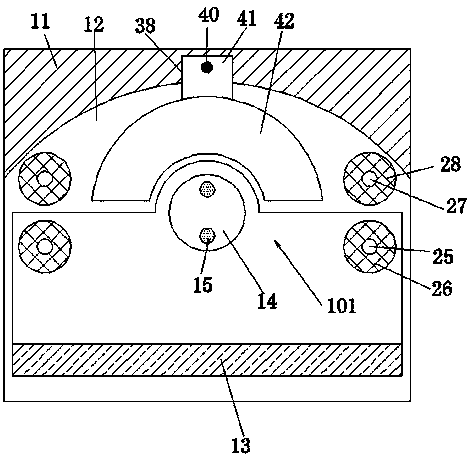 Rapid take-up device of fire hose