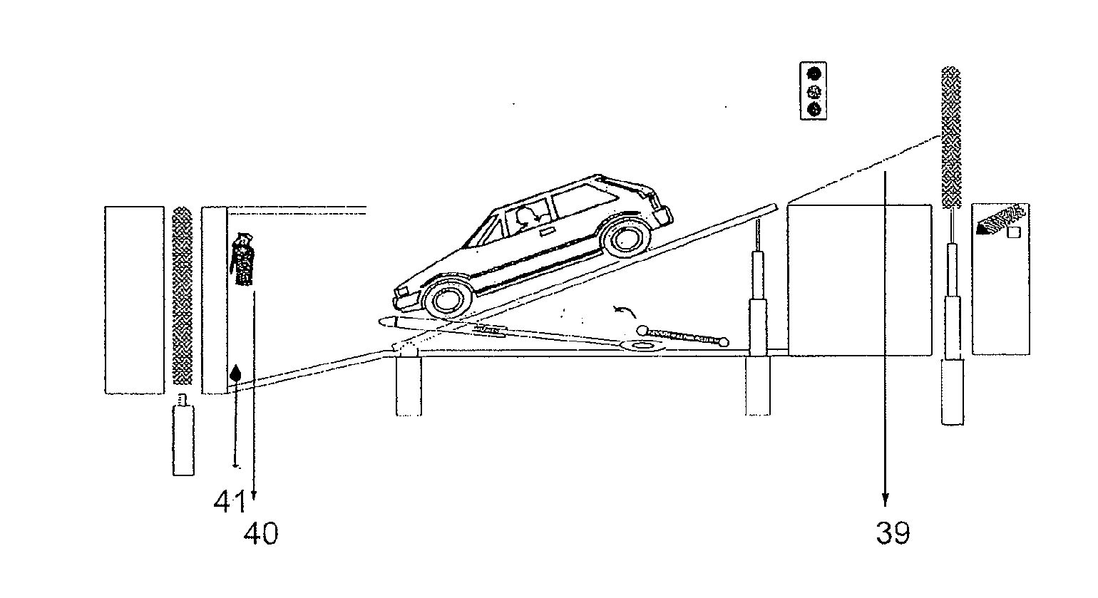 Security gates device