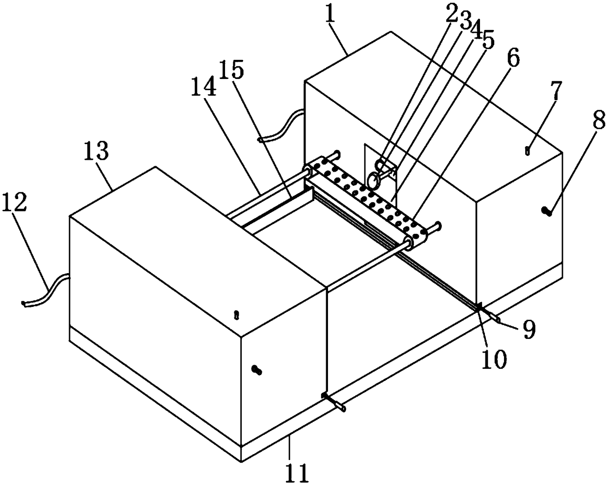 Glass edge grinding device with adjustable grinding angle