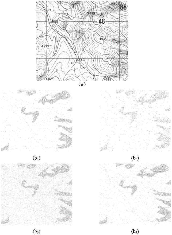 Large Format Topographic Map Segmentation Method Based on Random Probability Sampling and Multilevel Fusion