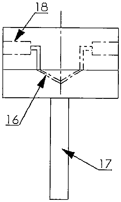 Switching valve with built-in circulation channel structure