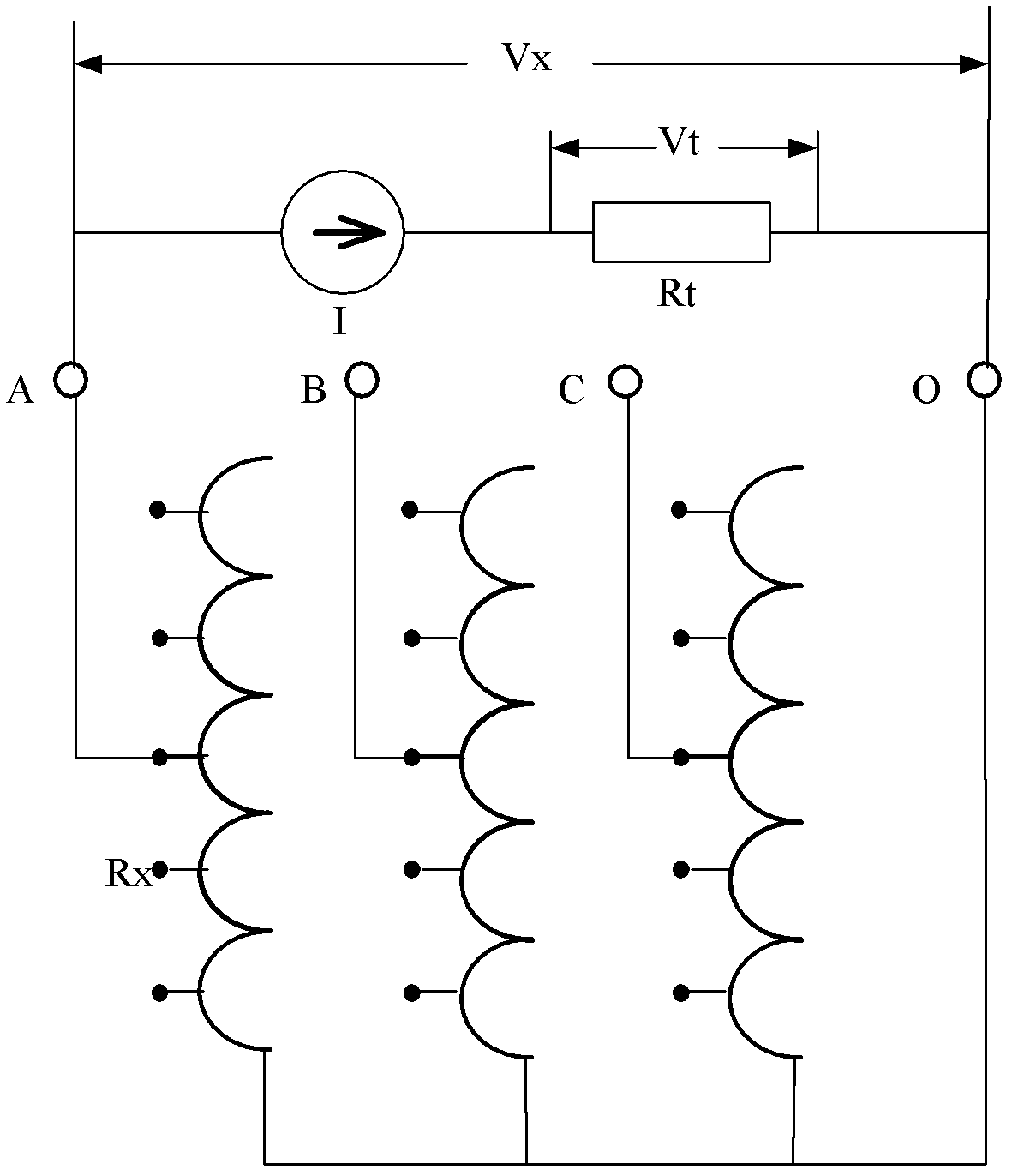 Method for testing direct-current resistance of transformer