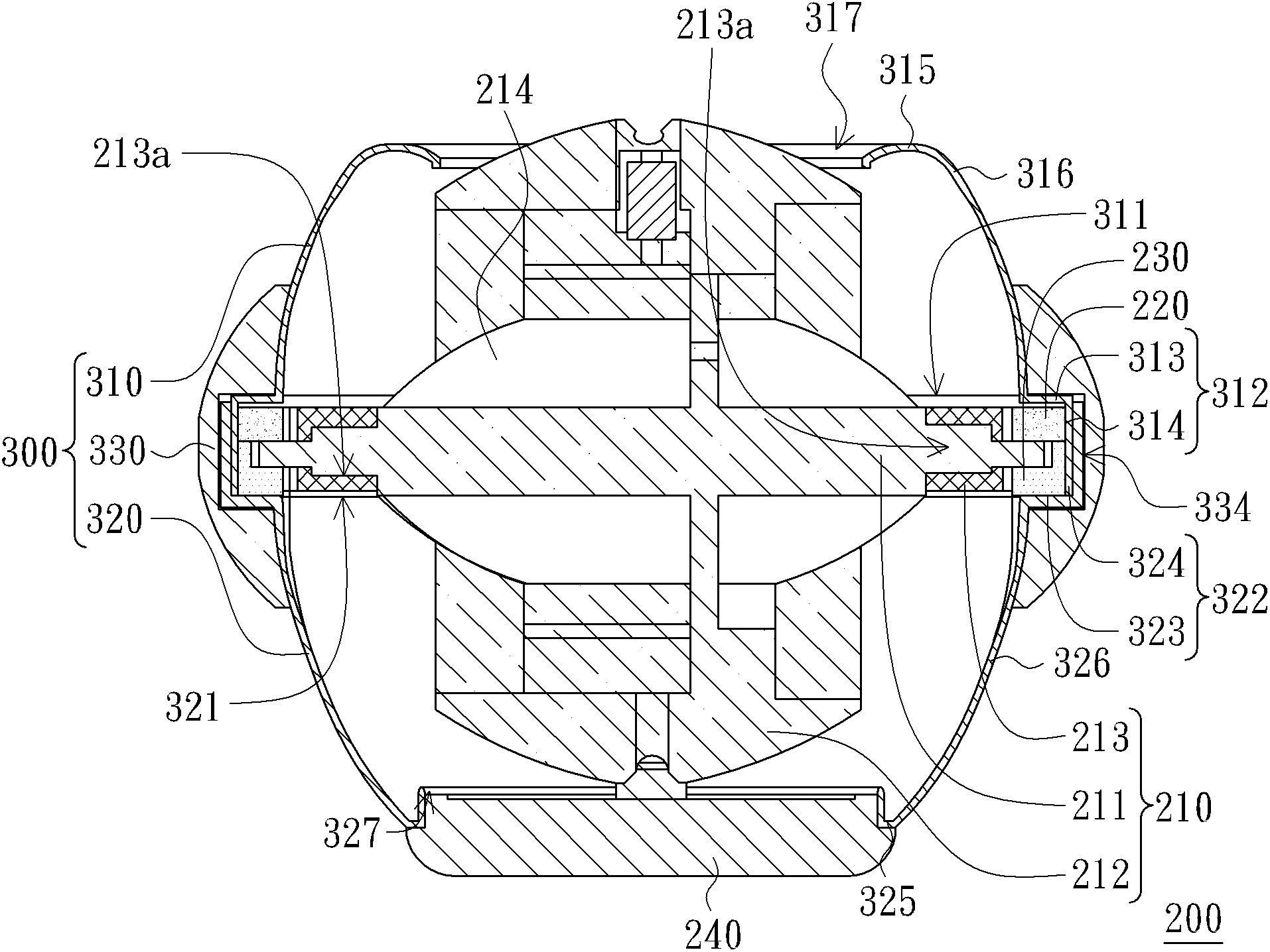 Wrist power training device and shell thereof