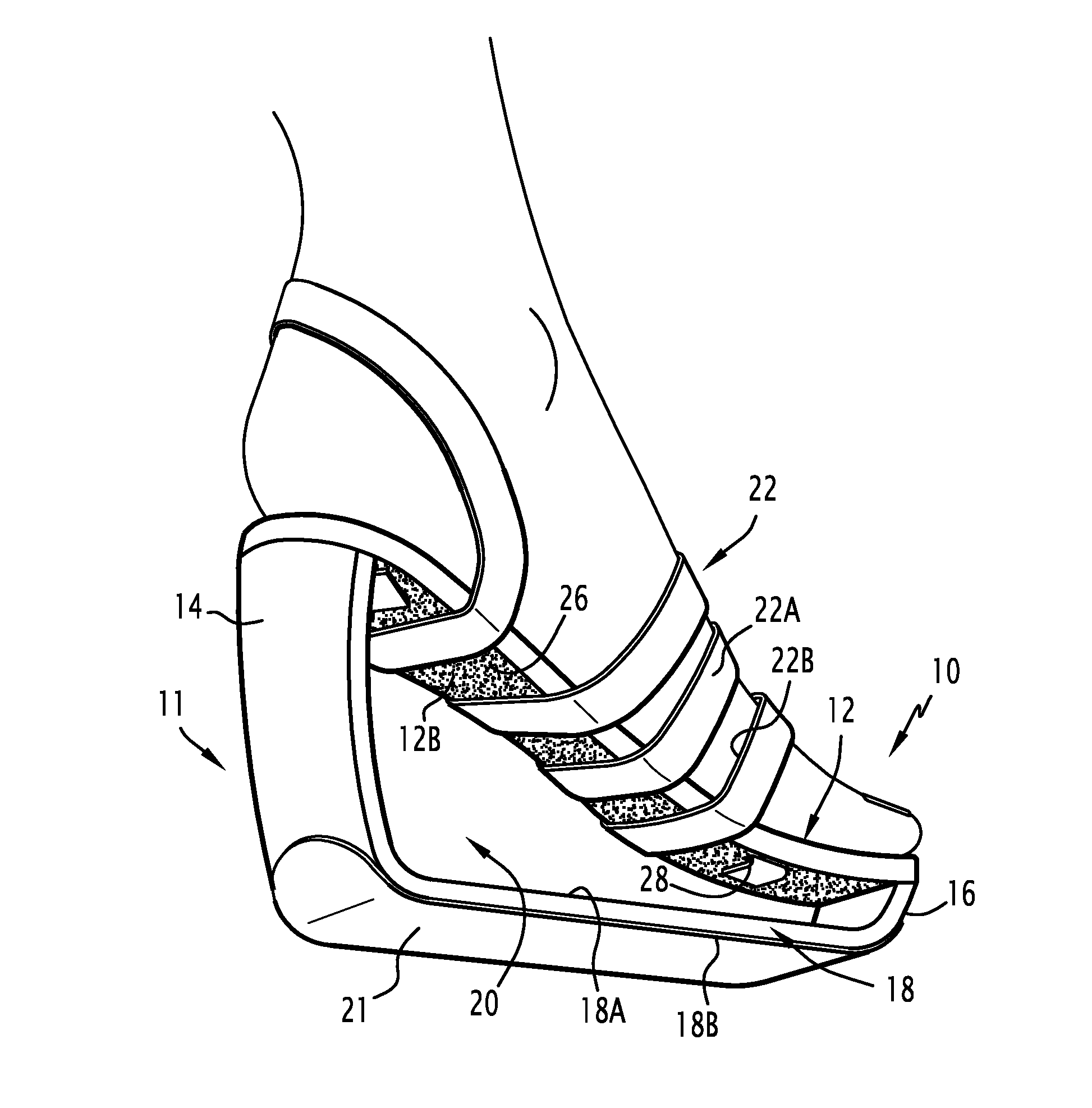Adjustable shoe