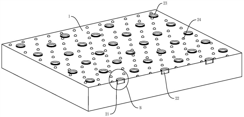 Scaffold anti-skid platform