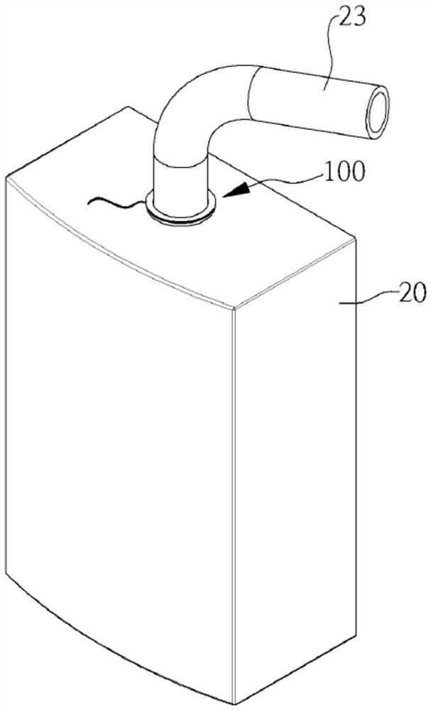 Chimney separation detection device