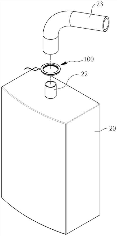 Chimney separation detection device