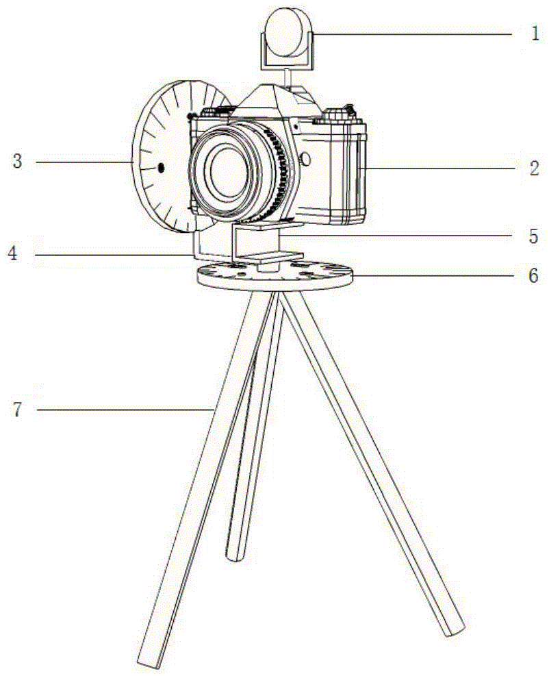 Close-shot photography measurement system capable of realizing positioning and attitude determination and close-shot photography measurement method capable of realizing positioning and attitude determination