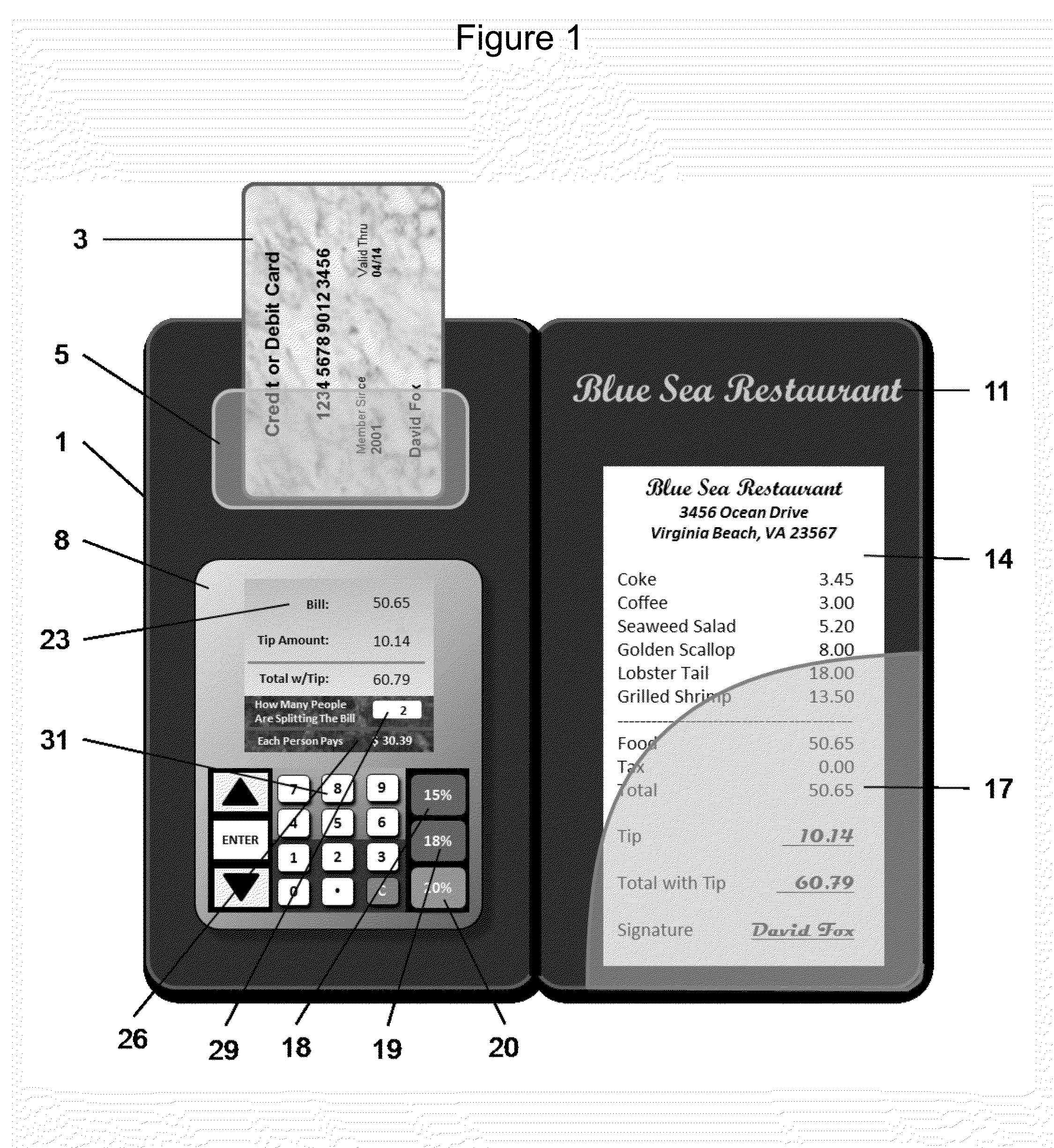 Guest Check Presenter Device and Method of Use