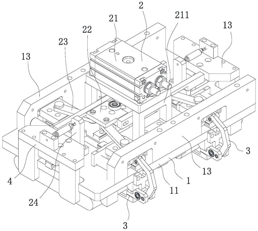 Power battery cell positioning clamp