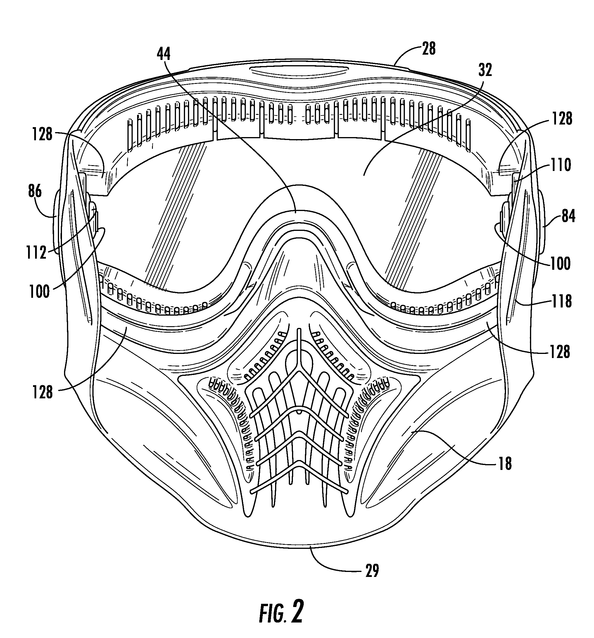 Face mask and goggle system