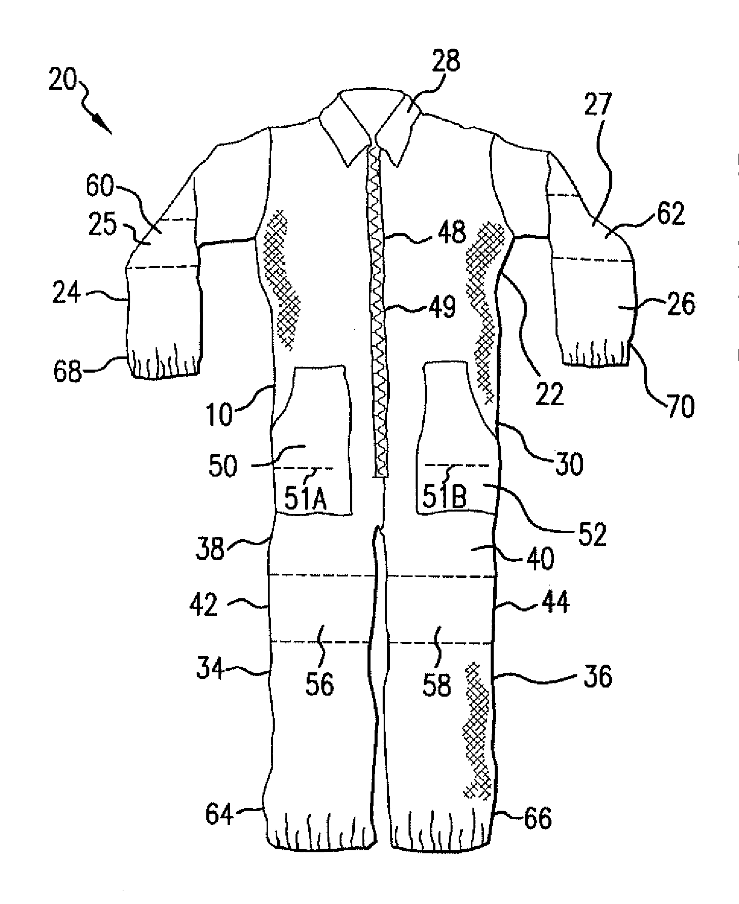 Disposable Non-Woven, Flame-Resistant Coveralls