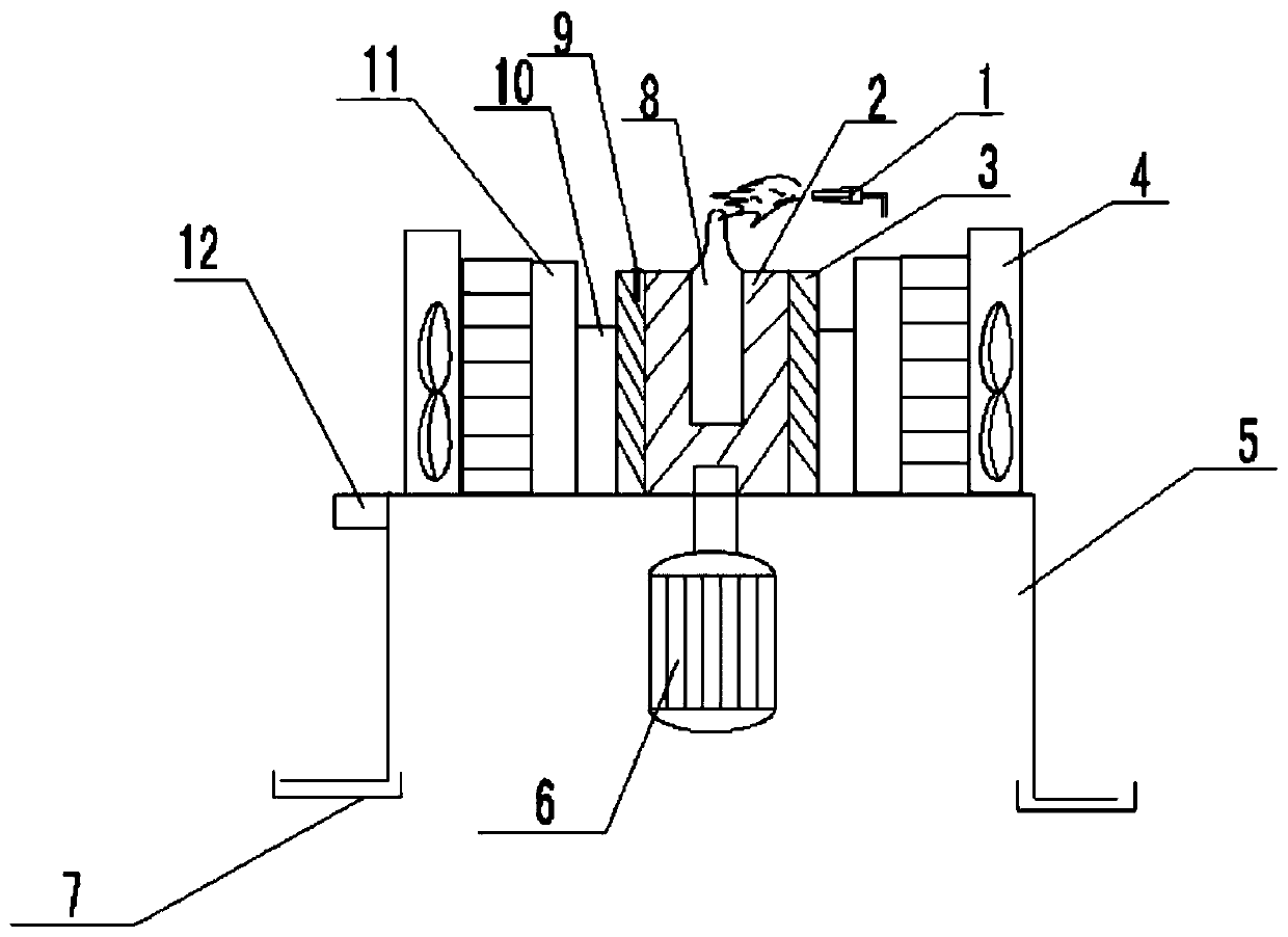 Ampoule bottle low-temperature heat-sealing method