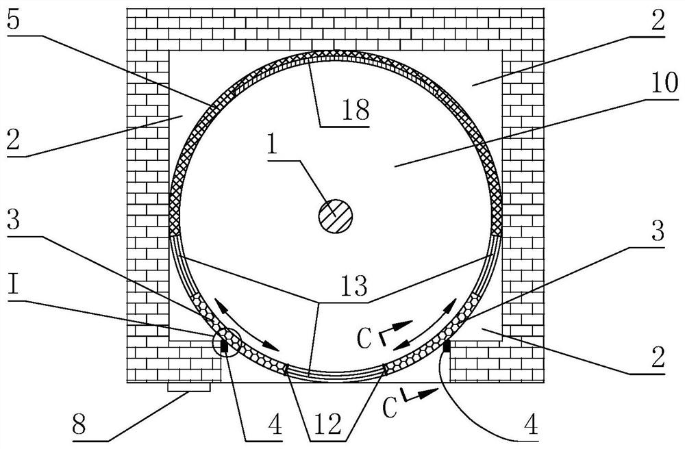 A fire station sliding rod shaft protection system