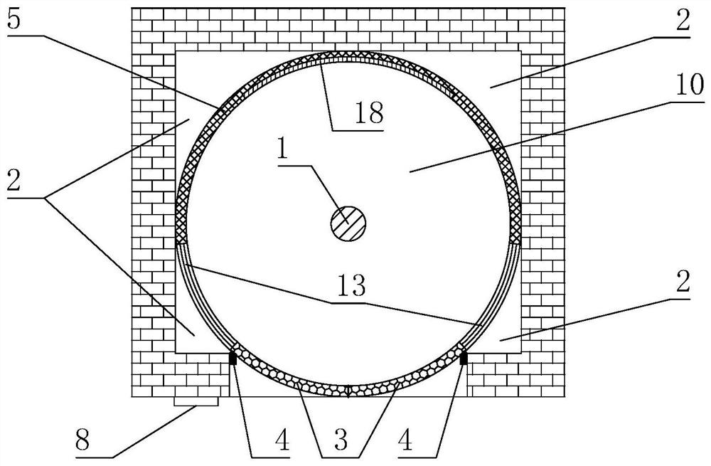 A fire station sliding rod shaft protection system