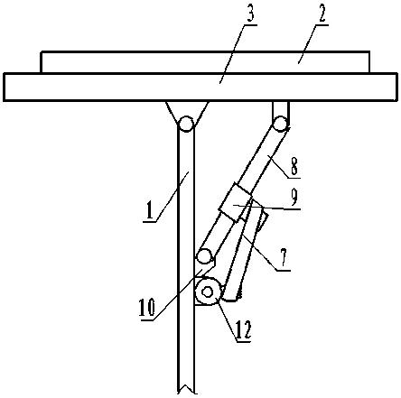 A single-axis tracking photovoltaic power generation structure