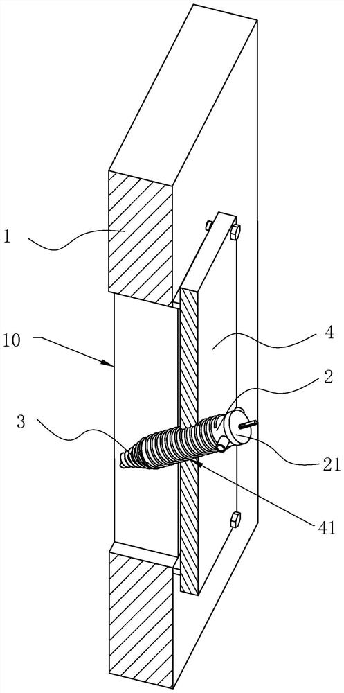 Underground diaphragm wall joint water seepage treatment method