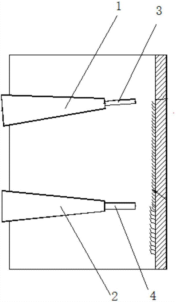 Method for automatically welding double wires through vertical-position fillet welding